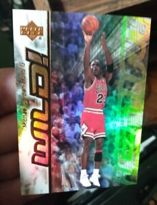 Michael Jordan 1999-00 Upper Deck Wild! #W15 HOF Chicago Bulls HOLO Insert 🔥💥