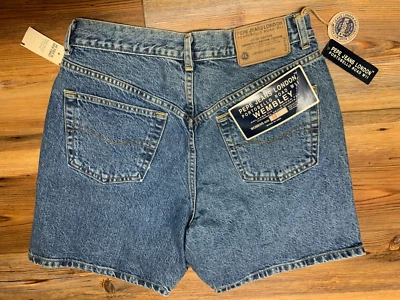 Pantalones Cortos Pepe Jeans Años 90 Mamá Tiro Alto HECHOS EN EE. UU. Denim Mujeres 30 Wembley De Colección Foto 1 de 2