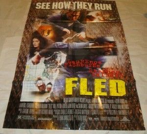 FLED Movie Poster 27 X 40 Laurence Fishburne, Stephen Baldwin - Picture 1 of 5