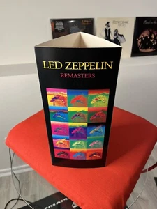 Rare 1992 Led Zeppelin Remasters Promo 3 Sided Foldup - Bild 1 von 3