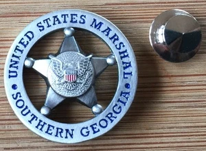 USMS - Servicio de Alguaciles de los Estados Unidos - Pin de solapa del Distrito del Sur de Georgia - Imagen 1 de 1