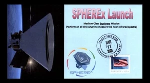 SPHEREx and PUNCH launch from VSFB by SpaceX, March 11, 2025 (Set of 2) - Picture 1 of 4