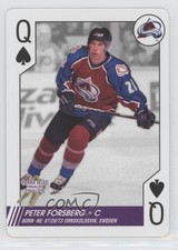 1997-98 Bicycle Hockey Aces Playing Cards Peter Forsberg #QS HOF