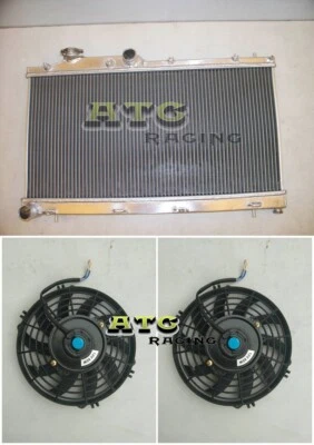 Radiador de aluminio + ventilador para Subaru Impreza WRX STI 2,0 L 2,5 L Turbo MT 2008-2018 Foto 1 de 4