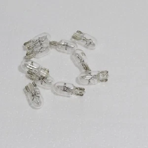 BULB T3- 1/4 24V 7.5W WEDGE CLEAR XENON T3.25 10 BULBS SATCO S6975 REPLACEMENT - Picture 1 of 3