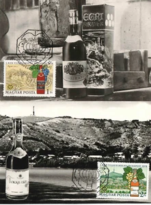 Hungary 1972. Wein regions set on 2 pcs. CM / Carte Maximum Mi.: 2792-2793 - Picture 1 of 1
