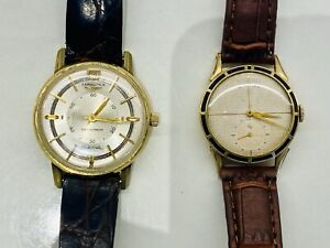 Lot of 2 Men's Gold Filled Watches- Longines Grand Prize 30 Auto, Lord Elgin