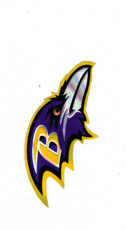 Nuevas calcomanías 2 x 4 3/8" Baltimore Ravens envío gratuito Foto 1 de 1