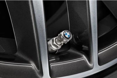 Genuine BMW Aluminium Protect TPMS Tyre Valve Caps BMW Logo 36122447401 - Image 1 of 4