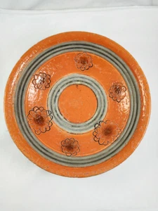 Orange Italian MCM Art Pottery Bowl Rosenthal Netter Bitossi Aldo Londi Italy - Picture 1 of 8