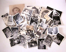 Lot of 70 Antique/Vintage Original Baby  Photographs & Snapshots