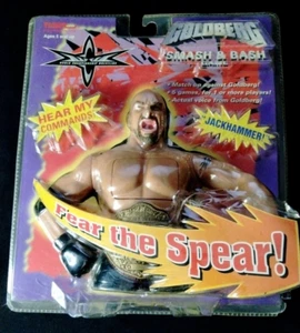 1999 WCW GOLDBERG SMASH & BASH Electronic Figure Wrestling Game NEW Tiger WWE - Bild 1 von 11