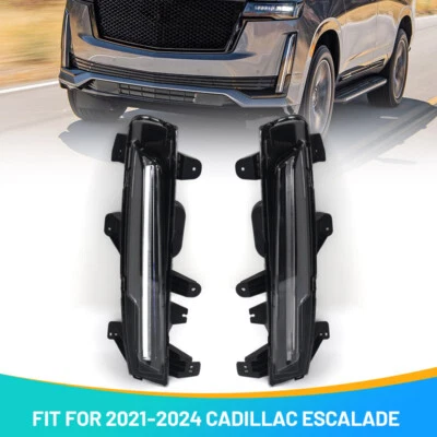 For Cadillac Escalade 2021-2024 LED Fog Light W/ Daytime Running Lamps (DRL) - Image 1 of 4