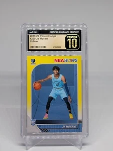 Ja Morant 2019-20 Panini Hoops Dollar Tree Yellow Rookie RC #259 CGC 10 PRISTINE - Picture 1 of 2