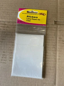 CARAVAN / MOTORHOME W4 LAMP REPAIR KIT STICKER CLEAR - Picture 1 of 1