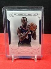 2013-14 Panini National Treasures Base Card #93 Paul Millsap 25/99 Atlanta Hawks
