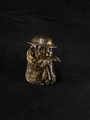 UNITY GIFTS Alte Bill WW1 Zeichentrickfigur in Kaltguss Bronze - auf Bestellung gefertigt