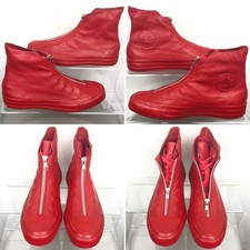 red leather converse uk