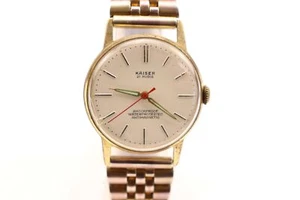 Alte KAISER Herren Armbanduhr 21 Rubis Handaufzug Dachbodenfund Vintage - Bild 1 von 8