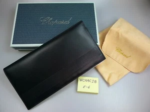 Chopard Geldbörse schwarz Leder 8,5" x 4,5"  - Bild 1 von 3