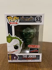 Funko Pop New York Comic Con Batman - THE JOKER Numéro 53 VERT CHROME - Foto 1 di 6