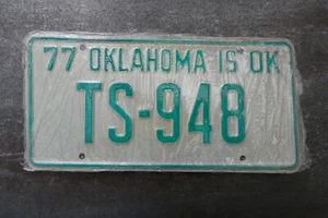 Oklahoma (TS948) American License Number Plate Collecting Craft Hobby - Picture 1 of 2