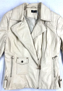 Women New Love Toker Beige Long Sleeve Full-Zip Jacket Size M - Picture 1 of 5