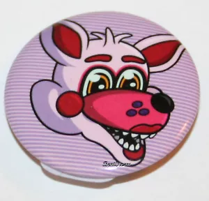 Five Nights at Freddy's Dibujos Animados Foxy Fox 1 1/4" Botón Pin Cordón Dije NUEVO - Imagen 1 de 1