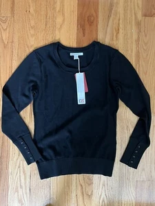 Neu mit Etikett Cutter Buck Damen Golfpullover mit Rundhalsausschnitt schwarz Medium - Bild 1 von 4