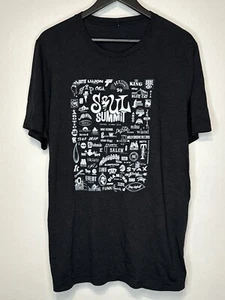 Soul Summit Chicago Soul Music Record Label Logos T Shirt Size XL Charcoal Grey - Picture 1 of 4