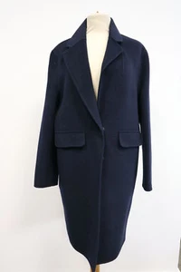 Mango Damen Wintermantel Wollmantel Mantel Blau 33035006 Abrigo Bosques Gr.S Neu - Bild 1 von 3