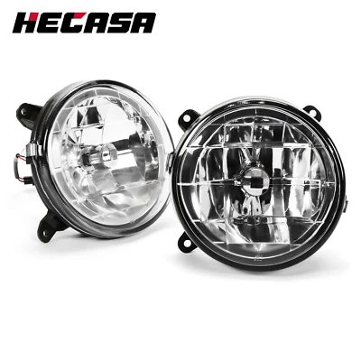 HECASA Clear Lens Fog Lights Lamps Pair For Subaru Impreza Outback/TS 2002-2003 - Image 1 of 4