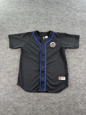 Vintage Mike Piazza Jersey Boys Youth Extra Large Black Nike New York Mets y2k - Image 1 of 4