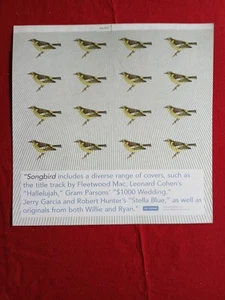 SONG BIRD Vintage Promo Poster 12 x 12 - Bild 1 von 1