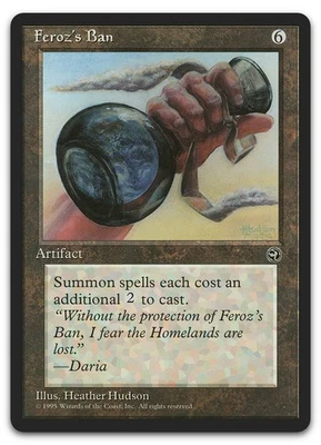 Feroz's Ban (NM) Homelands HML Magic MTG - Image 1 of 2