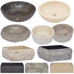 Aufsatzwaschbecken Waschbecken Marmorwaschbecken Waschschale Naturstein Becken - Bild 1 von 112