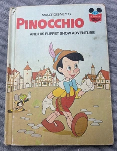 1973 Walt Disney's Pinocchio And His Puppet Show Adventure HC #10 In Series - Picture 1 of 10