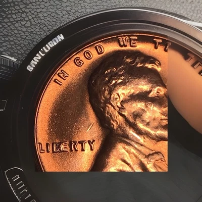 Centavo Lincoln 1955 S Bie error Bu Foto 1 de 4