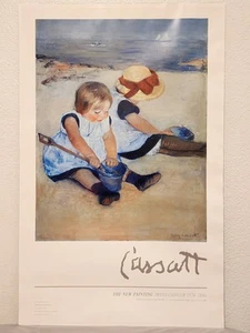 Mary Cassatt Art Print Children Playing On The Beach MH de Young Museum Poster - Picture 1 of 6