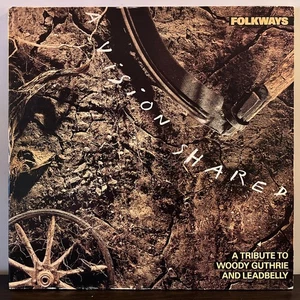 Folkways A Vision Shared - Guthrie & Leadbelly (1988) - 12" Vinyl Record LP - EX - Picture 1 of 4