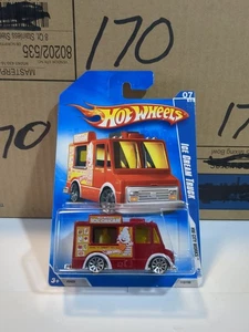 Camión Hot Wheels #113 HW City Works 2009 7/10 helado rojo nuevo en caja - Imagen 1 de 5