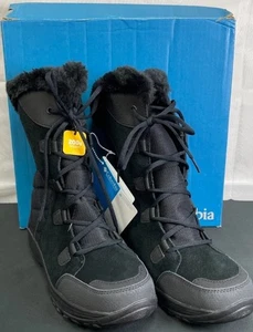 Columbia Stiefel Damen Gr. 9 Ice Maiden II 200g wasserdicht Fell Schnee schwarz Winter - Bild 1 von 10