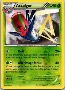 Accelgor Reverse Holo Uncommon XY - Furious Fists 9/111 LP-NM - Picture 1 of 2