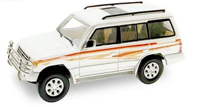 MICRO CITY - Voiture de couleur blanc - MITSUBISHI Pajero - 1/87 - HER87MC000043 - Photo 1/2