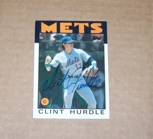 Clint Hurdle Signed Autograph Card   H4 - Picture 1 of 1