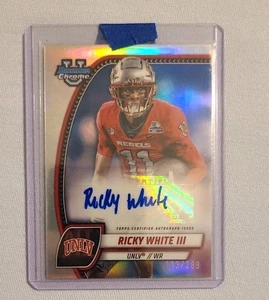 2024 Bowman U Cromo Ricky Bianco Auto Rifrattore /299 - Foto 1 di 3