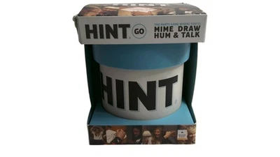 Hint Go Party Game Mime Draw Hum Talk 150 Cards Whiteboard Sand Timer New - Image 1 of 4