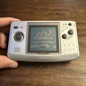 Neo Geo Pocket Color Console - Silver/Platinum - Tested - Authentic