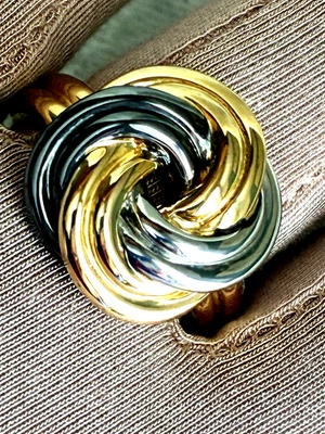 ANILLO NUDO AMOR TRICOLOR BRONCE DAVID MARKSTEIN, TALLA 9 Y 10 (M4901-52 Foto 1 de 4