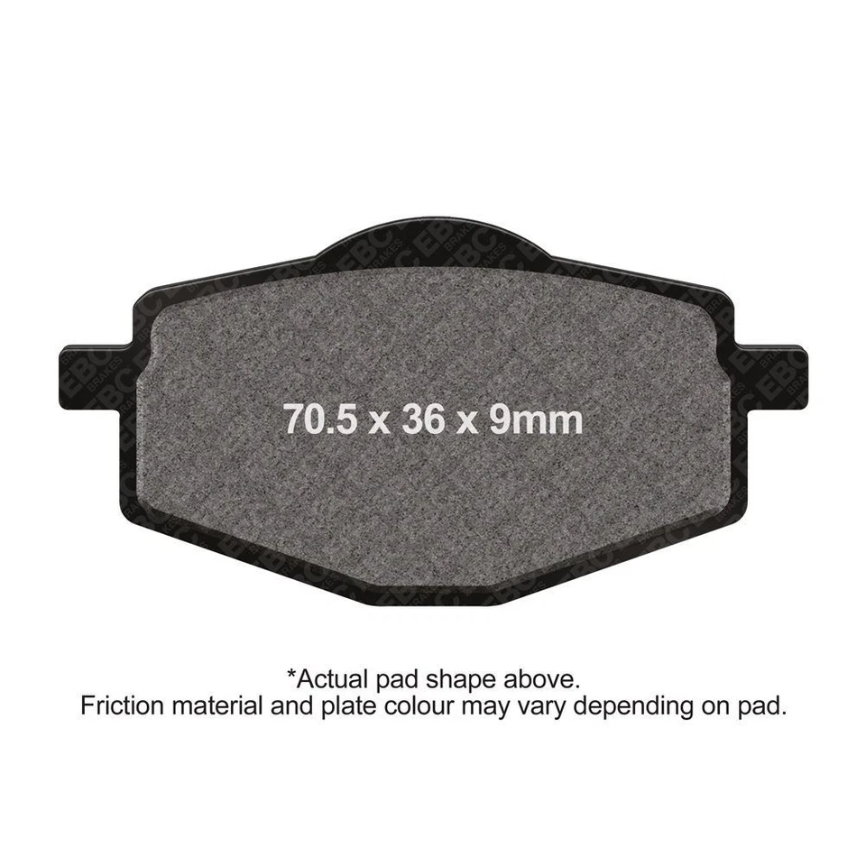 Pastillas de freno delanteras izquierda para motocicleta EBC serie R para Yamaha XT 225 Serrow 1992 Foto 1 de 1